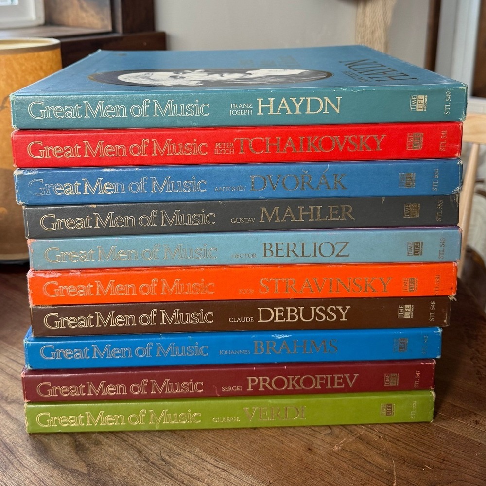 10 Time Life Great Men of Music Box Sets 40 Vinyl Records